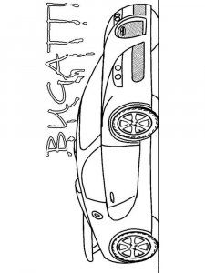 Bugatti coloring page 7 - Free printable