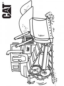 Bulldozer coloring page 13 - Free printable