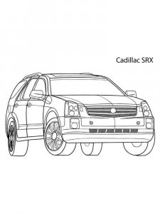 Cadillac coloring page 4 - Free printable