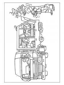 Car Transporter coloring page 8 - Free printable