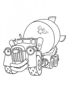 Cement Mixer coloring page 23 - Free printable