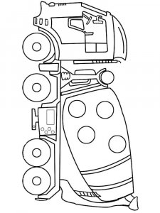 Cement Mixer coloring page 30 - Free printable