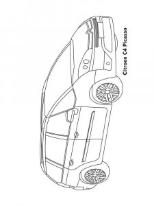 Citroen coloring page 10 - Free printable