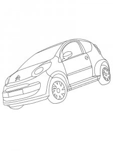 Citroen coloring page 11 - Free printable