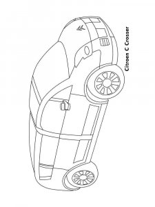Citroen coloring page 2 - Free printable