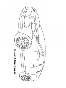 Citroen coloring page 3 - Free printable