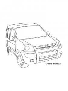 Citroen coloring page 6 - Free printable