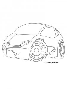 Citroen coloring page 7 - Free printable