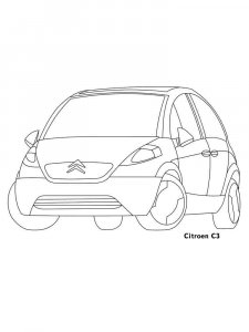 Citroen coloring page 9 - Free printable