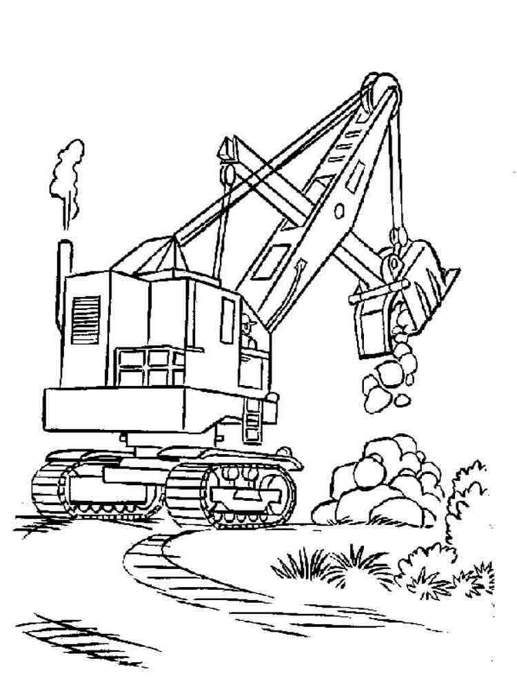 Construction Vehicles coloring pages. Download and print ...