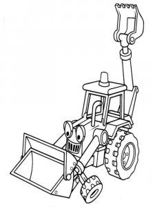Construction Vehicle coloring page 1 - Free printable