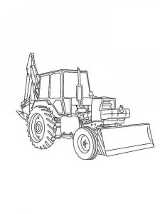 Construction Vehicle coloring page 2 - Free printable