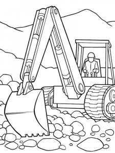 Construction Vehicle coloring page 6 - Free printable