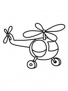 Helicopter coloring page 31 - Free printable