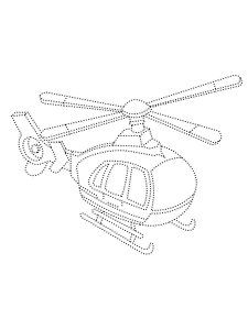 Helicopter coloring page 33 - Free printable