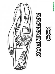 Sport Car coloring page 35 - Free printable