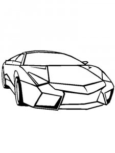 Sport Car coloring page 41 - Free printable