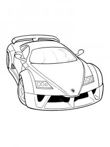 Sport Car coloring page 7 - Free printable