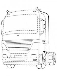 Truck coloring page 10 - Free printable