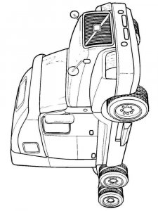 Truck coloring page 19 - Free printable