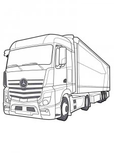 Truck coloring page 20 - Free printable