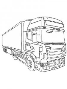 Truck coloring page 26 - Free printable