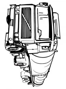 Truck coloring page 3 - Free printable