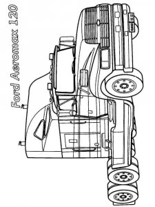 Truck coloring page 4 - Free printable