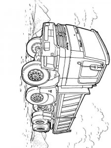 Truck coloring page 6 - Free printable