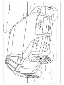 Audi coloring page 26 - Free printable