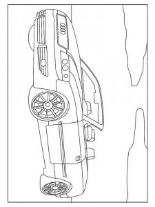 Audi coloring page 27 - Free printable