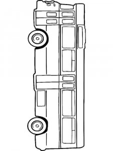 Bus coloring page 21 - Free printable