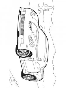 Corvette coloring page 2 - Free printable
