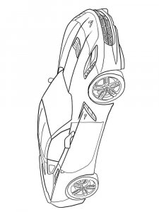 Corvette coloring page 4 - Free printable