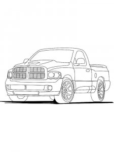 Dodge coloring page 16 - Free printable