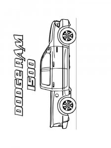 Dodge coloring page 19 - Free printable