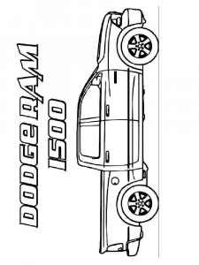 Dodge coloring page 2 - Free printable