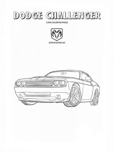 Dodge coloring page 6 - Free printable