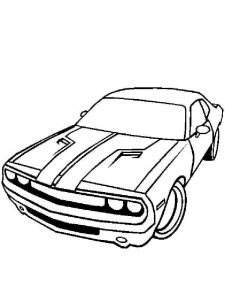 Dodge coloring page 7 - Free printable