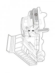 Dump Truck coloring page 28 - Free printable