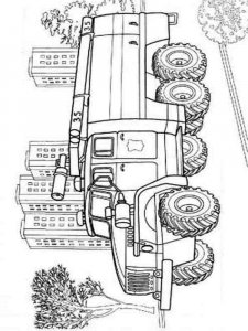 Fire Truck coloring page 16 - Free printable