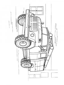Fire Truck coloring page 23 - Free printable