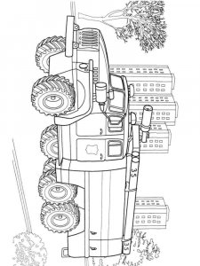 Fire Truck coloring page 25 - Free printable