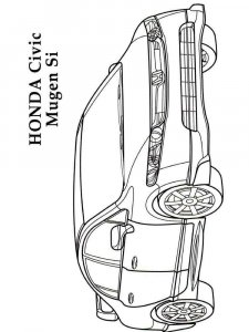 Honda coloring page 12 - Free printable