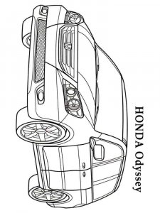 Honda coloring page 13 - Free printable