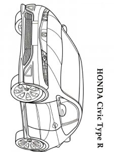 Honda coloring page 14 - Free printable