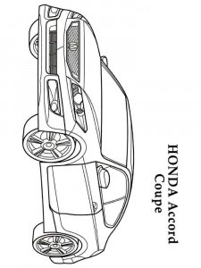 Honda coloring page 2 - Free printable