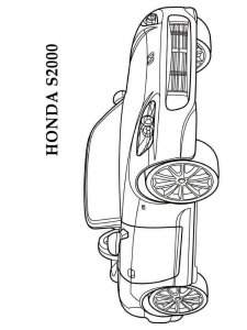 Honda coloring page 4 - Free printable