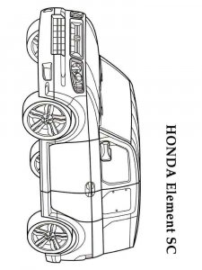 Honda coloring page 6 - Free printable