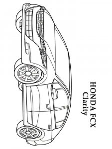 Honda coloring page 7 - Free printable